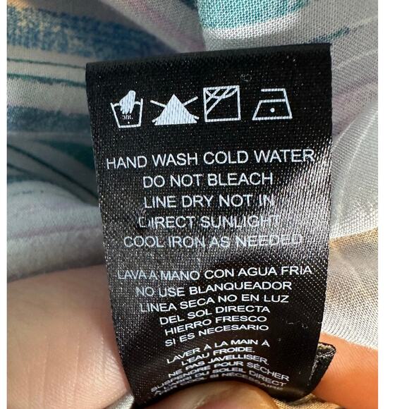 Dolce Vita green pink multi stripe capri jumpsuit size XS - Picture 4 of 14